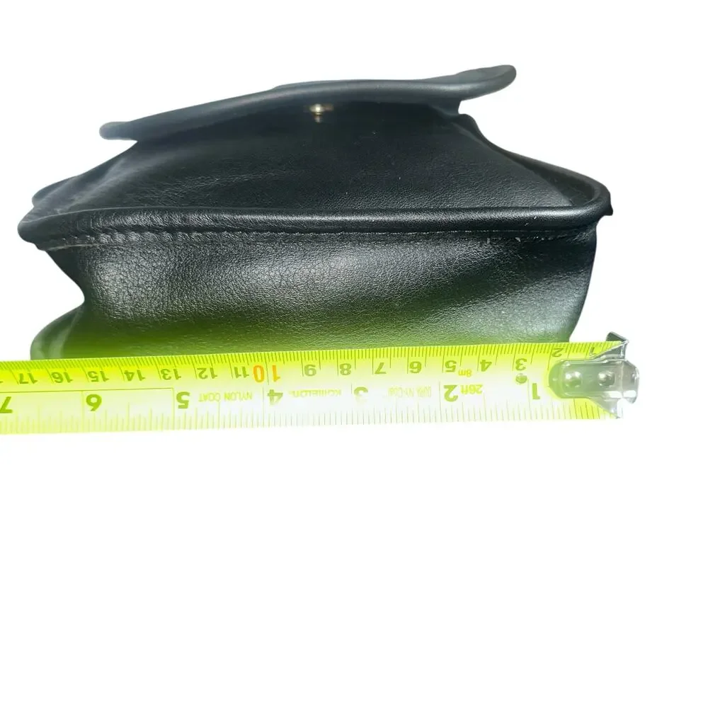 Artisan Bags Childwold NY Black Leather Crossbody Small Shoulder Purse